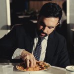 Mamdani Eating Rice With His Hands