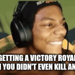 your a pacifist but its Fortnite? | GETTING A VICTORY ROYAL WHEN YOU DIDN'T EVEN KILL ANYONE | image tagged in gifs,fortnite,victory | made w/ Imgflip video-to-gif maker