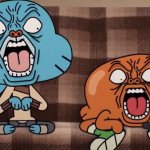 Gumball And Darwin Scared