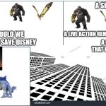 disney here why disney | A SEQUEL; A LIVE ACTION REMAKE; WHAT SHOULD WE PLAN HERE TO SAVE DISNEY; A GOOD MOVIE THAT BRINGS US BACK | image tagged in meeting board room template godzilla version | made w/ Imgflip meme maker