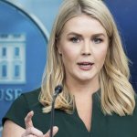 Karoline Leavitt White House Press Secretary sans Crucifix