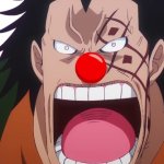 Fraudragon with clown nose