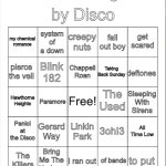 Disco Music Bingo idfk