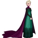 Elsa in her Coronation Gown