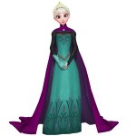 Elsa in her Coronation Gown
