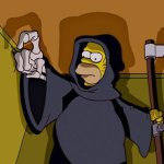 Homer grim reaper