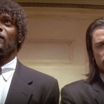 Jules Winnfield and Vincent Vega Pulp Fiction John Travolta