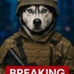 Husky Soldier Breaking News template