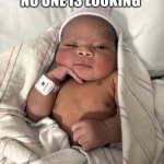 Damaria king | WHEN YOU THINK NO ONE IS LOOKING; THEN THERE IS ME | image tagged in damaria king | made w/ Imgflip meme maker