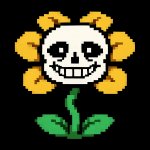 flowey with Sans Face