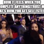 Complete Anything And You Will Gain Happiness Even If It Is Simple | HOW IT FEELS WHEN YOU COMPLETE ANYTHING(TRUST ME THAT'S HOW YOU GET SELF ESTEEM) | image tagged in gifs,memes,true,self esteem,goal,happiness | made w/ Imgflip video-to-gif maker