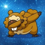 Dabbing Bidoof template