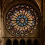 Rose window church