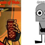 Gabriel 'n Gravestone Announcement Temp template