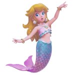 mermaid peach dancing