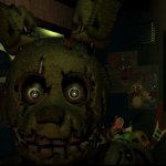 look a springtrap a baby rabbits