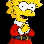 Santa Lisa Simpson