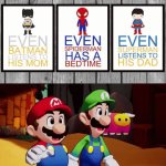 I have several questions about this... | image tagged in gifs,batman,spiderman,superman | made w/ Imgflip video-to-gif maker