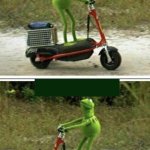 Kermit Arriving, Kermit Turn Back