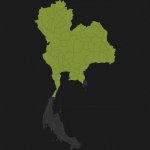 north thailand. template