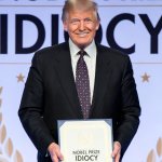Donald Trump Wins Nobel Prize for Idiocy meme