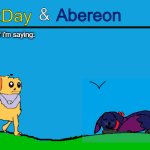 CatDay & Abereon Announcement Temp meme