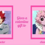 gives a valentine gift to who