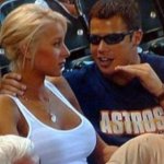 Guy talking at stadium