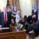 Trump Looks Away From Someone Needing Help