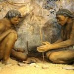 Flipped cavemen discovering fire