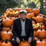 Donald Trump pumpkin truck