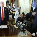 Fainting in Trump's Oval Office