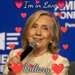 Hillary Heart Throb I'm in Love
