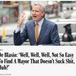 Bill De Blasio mayor