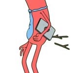 Allan with wooden sticks