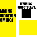 Lemming Euclid empty