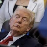 Sleepy Donald Trump