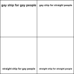 Gay ship for straight people