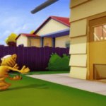 When Your The Only One In The Opposite Team | image tagged in gifs,running,spiders,garfield,gif,vs | made w/ Imgflip video-to-gif maker