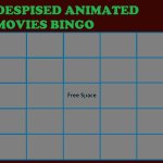 Despised animated movies bingo