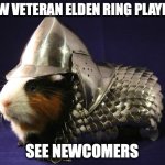 Guinea Pig | HOW VETERAN ELDEN RING PLAYERS; SEE NEWCOMERS | image tagged in guinea pig | made w/ Imgflip meme maker