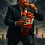 Donald Trump the evil over America KFC Fat