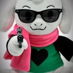 Ralsei with Gun (Deltarune)