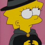 Lisa Simpson dressed as Wiccan