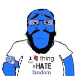 I love thing but I hate fandom meme