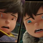 Boboiboy Blaze And Boboiboy Ice