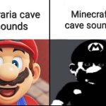 Minecraft cave noises memes