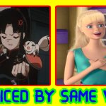 jodi benson | image tagged in voiced by same va,jodi benson,same voice actor,barbie,toy story,inuyasha | made w/ Imgflip meme maker