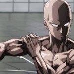 saitama doing some gymnastics