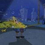 Spongebob walkie talkie GIF Template